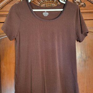 Brown top short sleeve